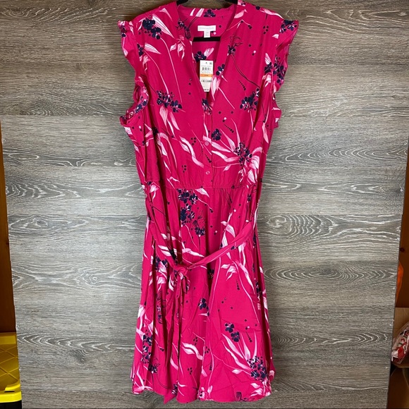 Charter Club Plus Size Floral Shirtdress NWT - Picture 2 of 7